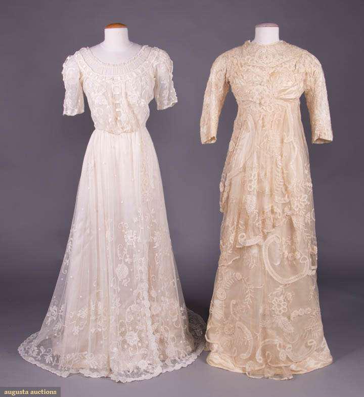 TWO TEA GOWNS, c. 1912 (1 of 10)
