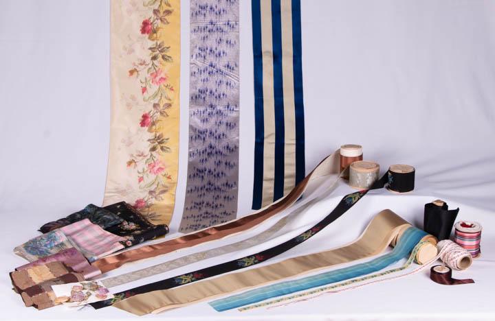 ASSORTMENT OF RIBBONS & TRIMS, FRANCE, 1890-1920 (1 of 8)