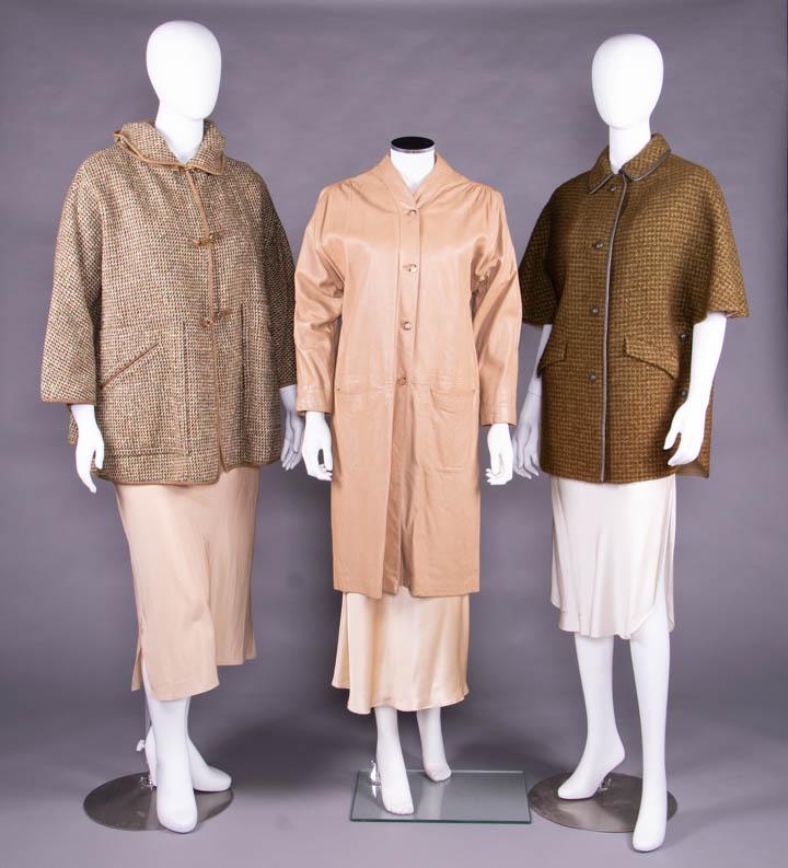 THREE BROWN BONNIE CASHIN COATS, AMERICA, 1953-1962 (1 of 9)