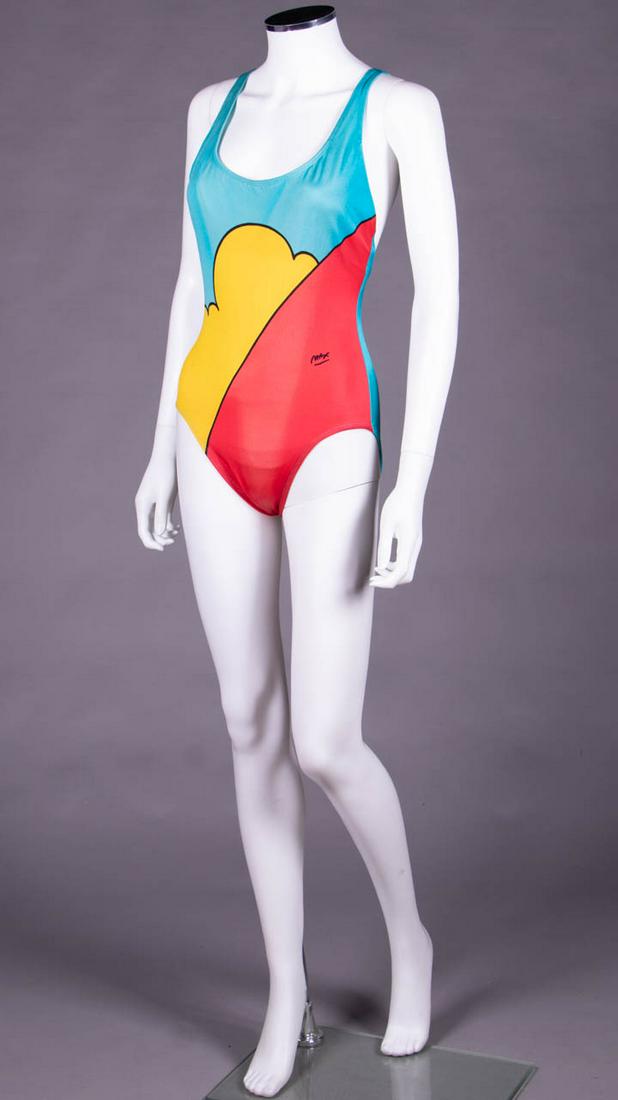 PETER MAX POP ART BATHING SUIT, AMERICA, 1980s (1 of 6)