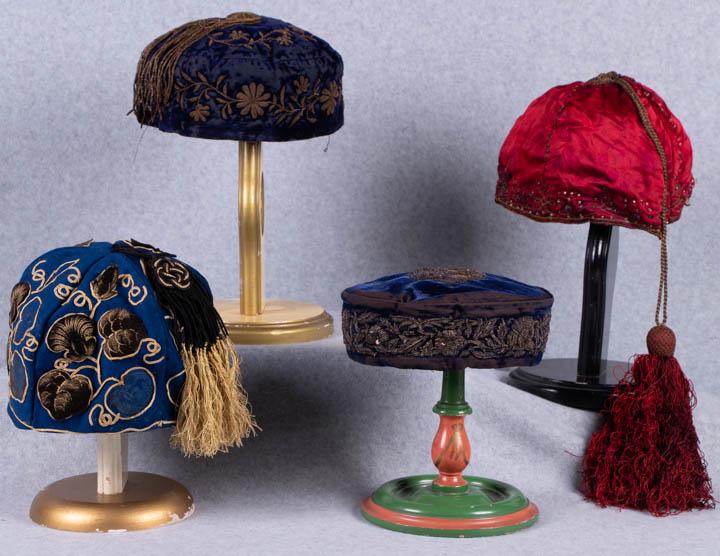 FOUR MANS DECORATIVE CAPS, BALKAN & OTTOMAN (1 of 11)
