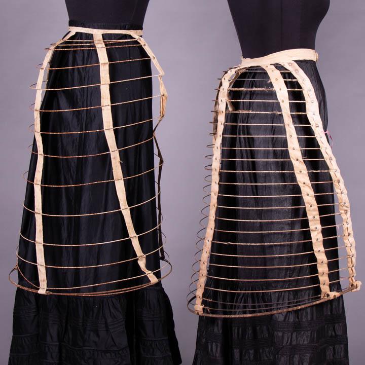 FOUR CRINOLINE CAGES, 1880s (1 of 6)