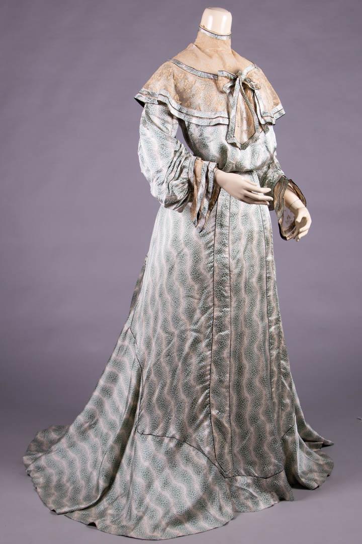 SILK CHARMEUSE DAY DRESS,  c. 1903 (1 of 10)