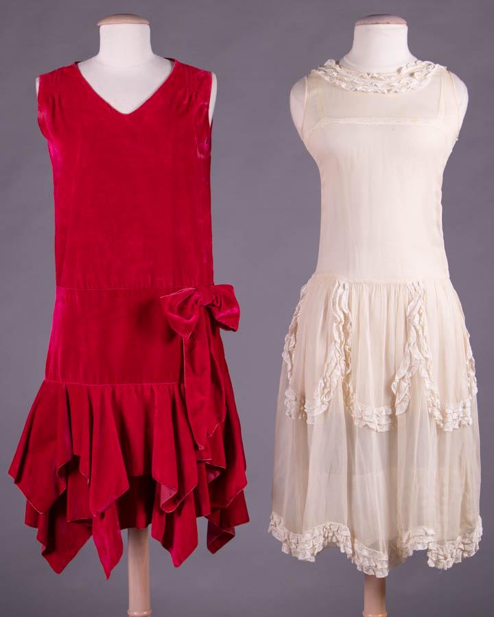 TWO PARTY DRESSES, 1920s (1 of 9)