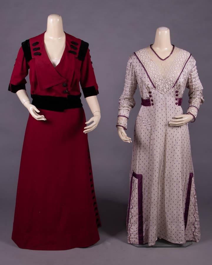 TWO DAY DRESSES, 1912-1914 (1 of 10)