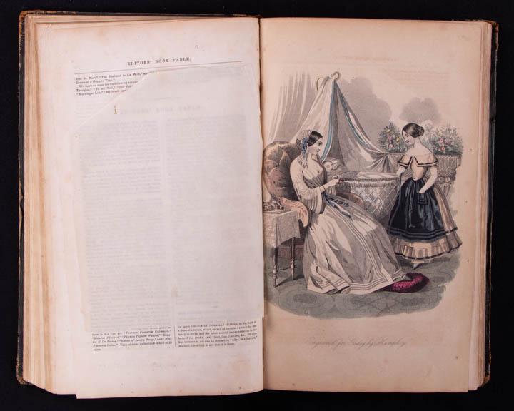 TWO GODEYS LADYS BOOKS, PHILADELPHIA, 1845 & 1861 (1 of 10)