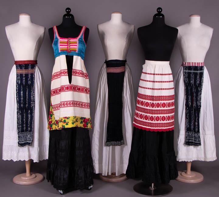 REGIONAL DRESS & APRONS, SLOVAKIA, EARLY-MID 20TH C (1 of 10)
