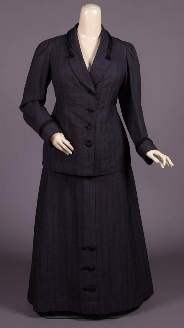 WOOL TWILL WALKING SUIT, BOSTON, EARLY 1910s (1 of 10)