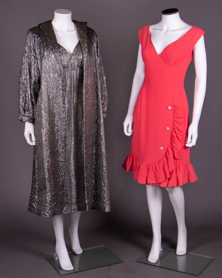TWO COCKTAIL OR EVENING DRESSES, CALIFORNIA, 1960s (1 of 10)
