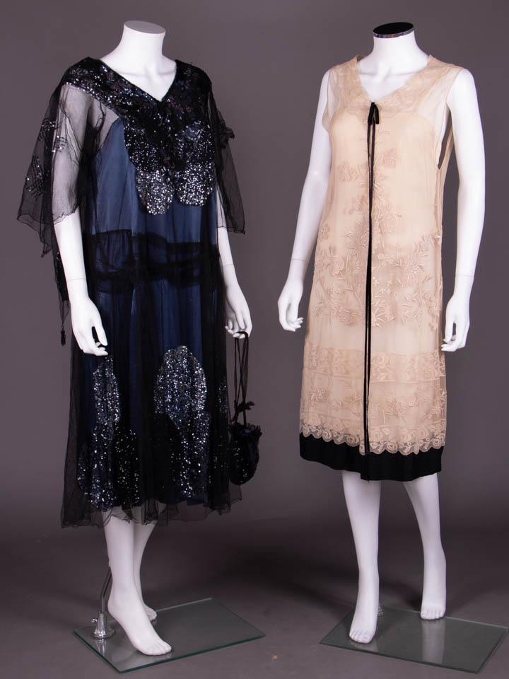 ONE PARTY & ONE TEA DRESS, EARLY-MID 1920s (1 of 12)