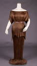 BRONZE FORTUNY PEPLOS GOWN, VENICE, 1920-1930s