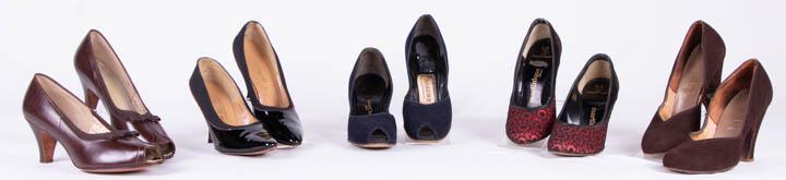 FIVE PAIR DAY & EVENING PUMPS, AMERICA, 1950s (1 of 10)