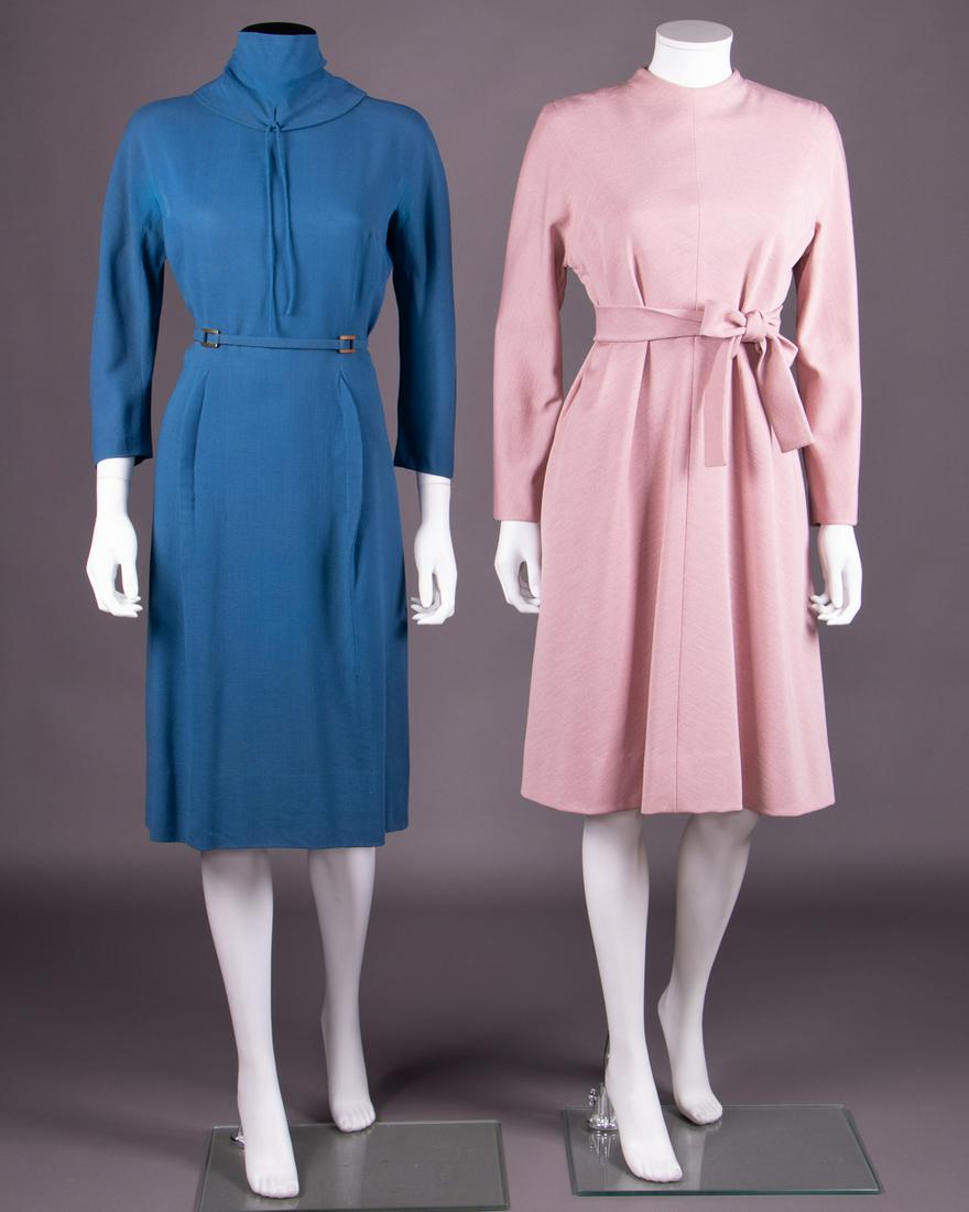 TWO TRIGÈRE DAY DRESSES, AMERICA, 1960s (1 of 10)