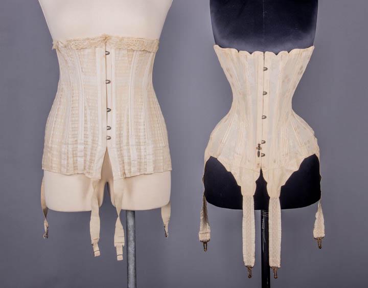 ONE SUMMER & ONE WEDDING CORSET, SPRINGFIELD MA. & FRANCE, 1910s & c. 1885 (1 of 10)