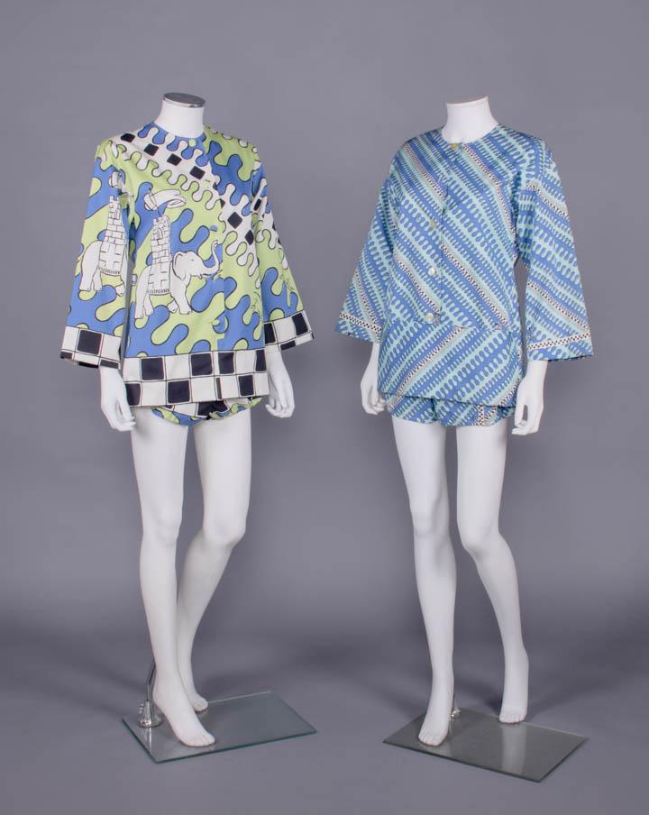 TWO EARLY PUCCI PLAYSUITS, ITALY, c. 1955 (1 of 10)