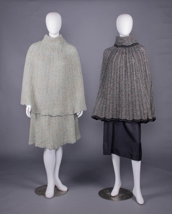 TWO MISSONI CIRCULAR PONCHOS & SKIRT, ITALY, 1976 & 1979 (1 of 11)