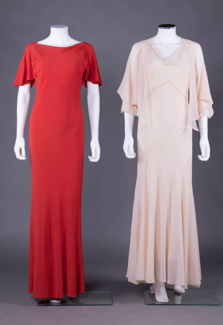 TWO EVENING GOWNS, c. 1934 (1 of 11)