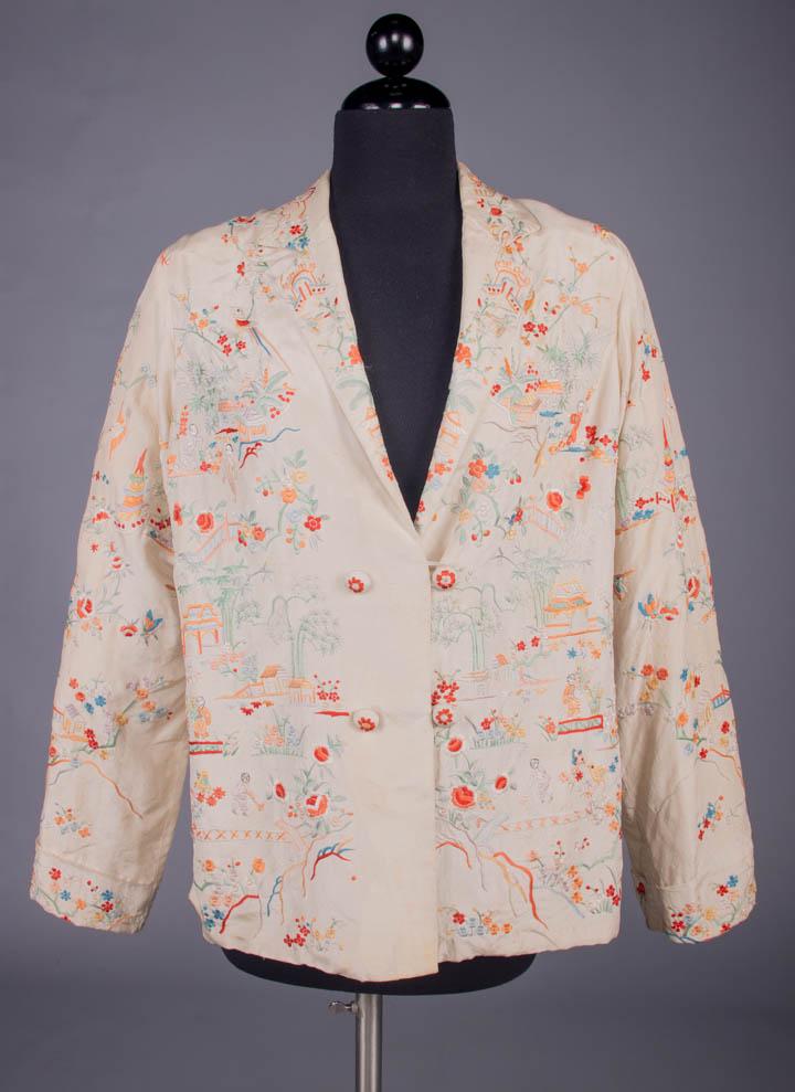 CANTON EMBROIDERED JACKET, CHINA, 1930s (1 of 10)