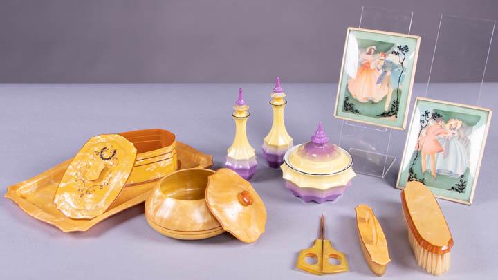 ASSORTED BOUDOIR ACCESSORIES, GERMANY & ENGLAND, 1930S (1 of 13)