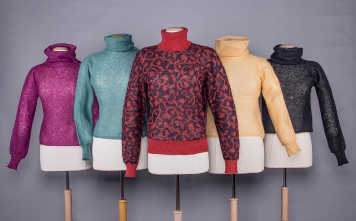 FIVE MISSONI MOHAIR SWEATERS, ITALY, 1970-1988 (1 of 7)