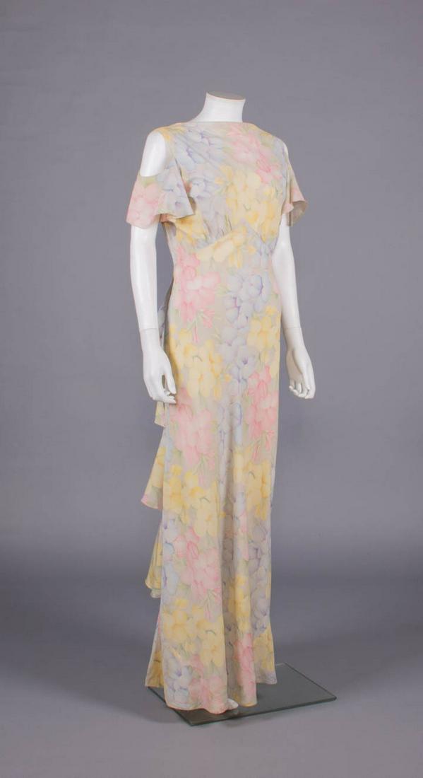 BIAS CUT PARTY DRESS, 1930s (1 of 10)