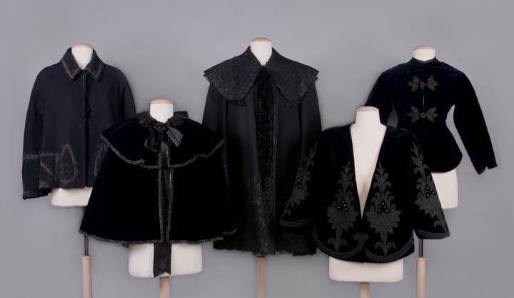 FIVE PIECES LADIES OUTERWEAR, PHILADELPHIA, LATE 19TH- EARLY 20TH C (1 of 11)