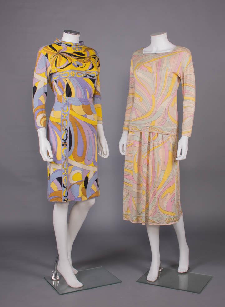 TWO PUCCI CASHMERE BLEND ENSEMBLES, ITALY, 1967-1970 (1 of 9)