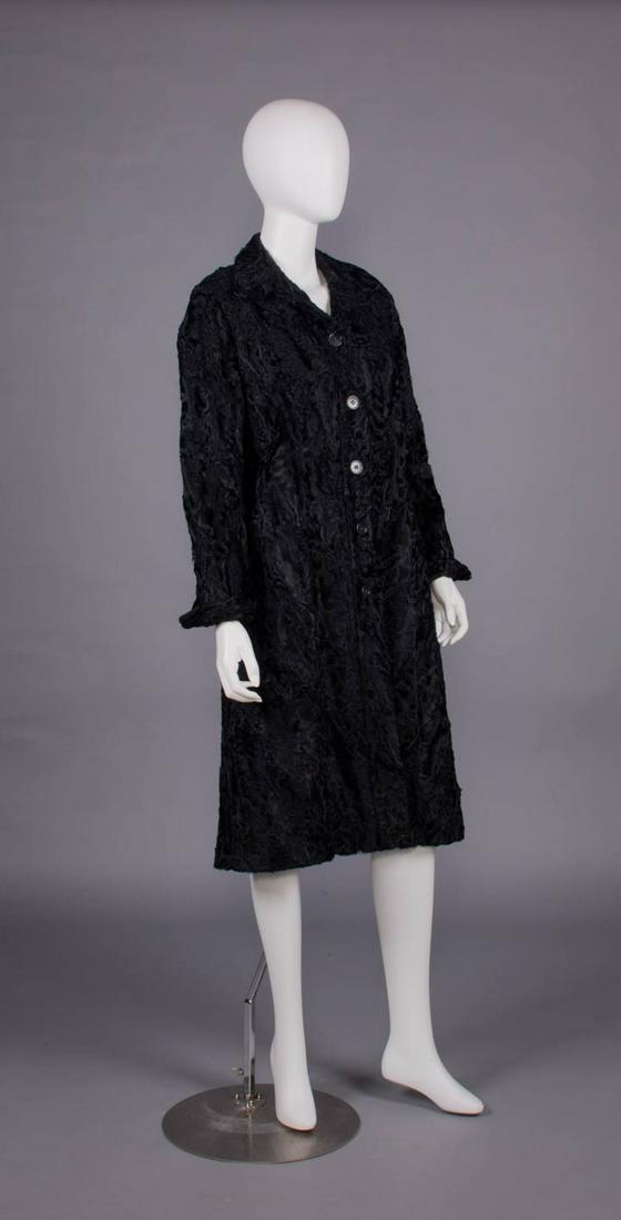 HALSTON ASTRAKHAN FUR COAT, AMERICA, 1970s (1 of 9)