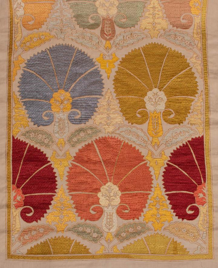 OTTOMAN INSPIRED HAND EMBROIDERED HANGING, LATE 19TH-EARLY 20TH C (1 of 10)