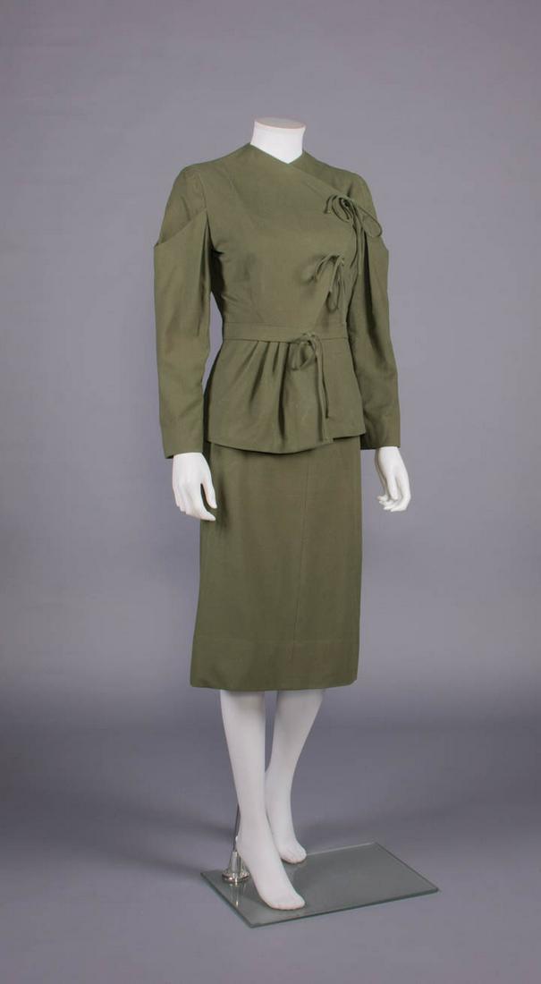 ADRIAN WOOL SKIRT SUIT, AMERICA, 1950s (1 of 10)