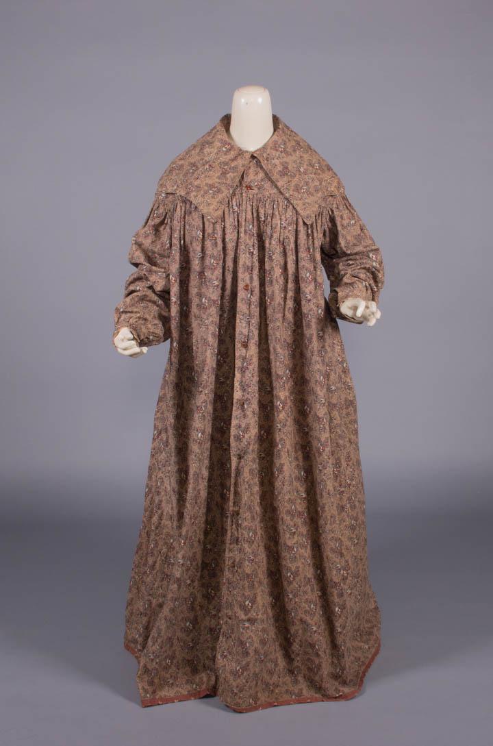 PRINTED MATERNITY WRAPPER, MID-LATE 1830s (1 of 10)