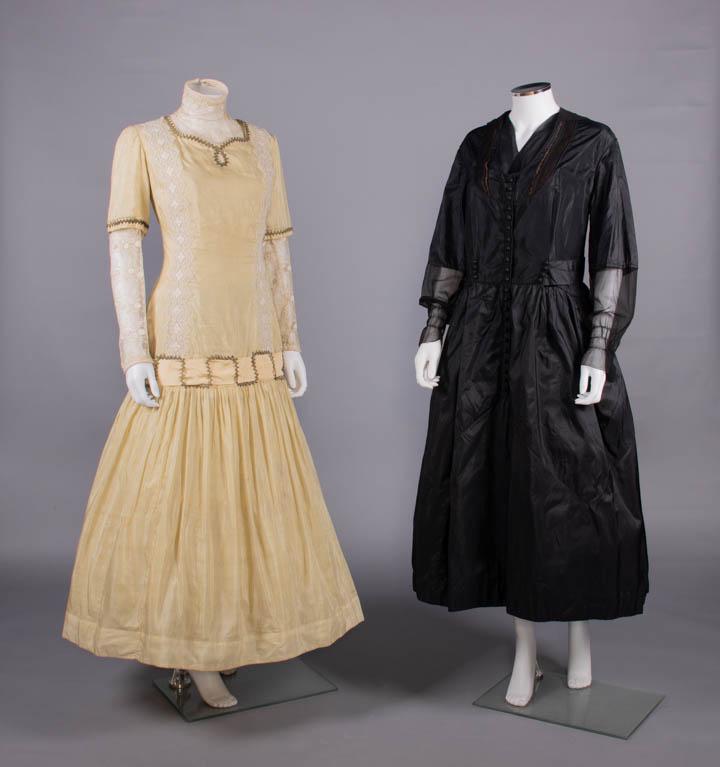 ONE AFTERNOON & ONE MOURNING DRESS, LATE 1910s (1 of 10)