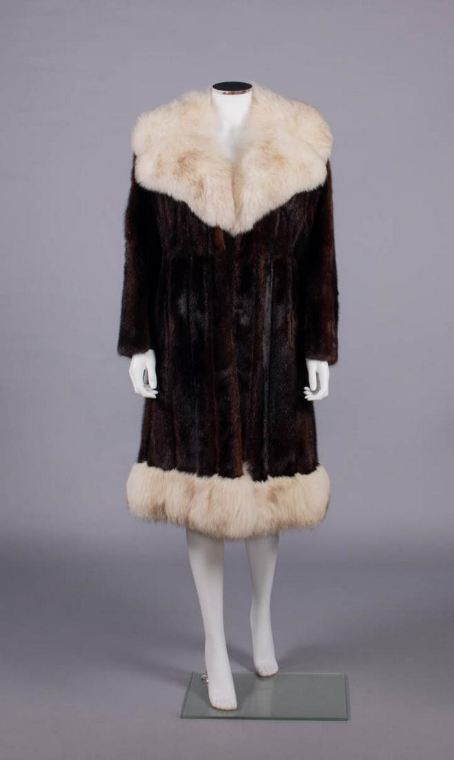 OLEG CASSINI MINK COAT, AMERICA, 1970s (1 of 9)