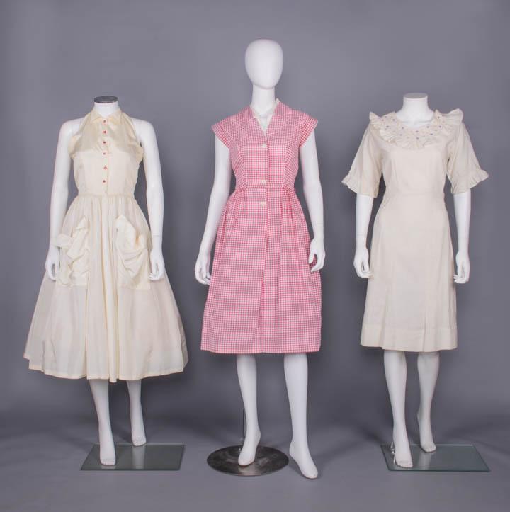 THREE DAY DRESSES, AMERICA, 1950s (1 of 10)