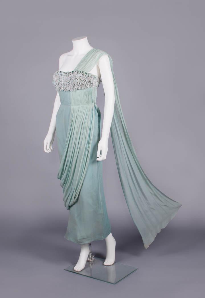 MADAME GRES CHIFFON EVENING GOWN, PARIS, 1960s (1 of 12)