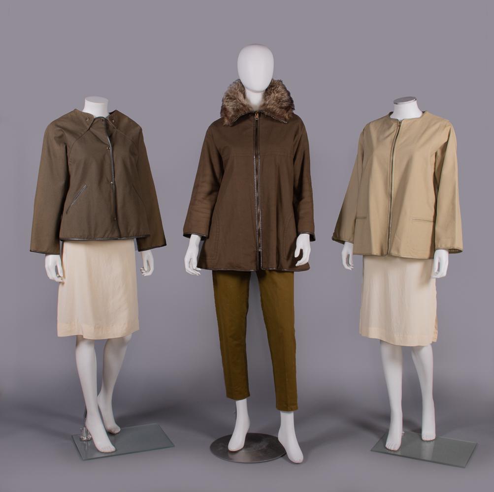 FOUR BONNIE CASHIN CANVAS JACKETS & PANTS, AMERICA, 1960s (1 of 10)