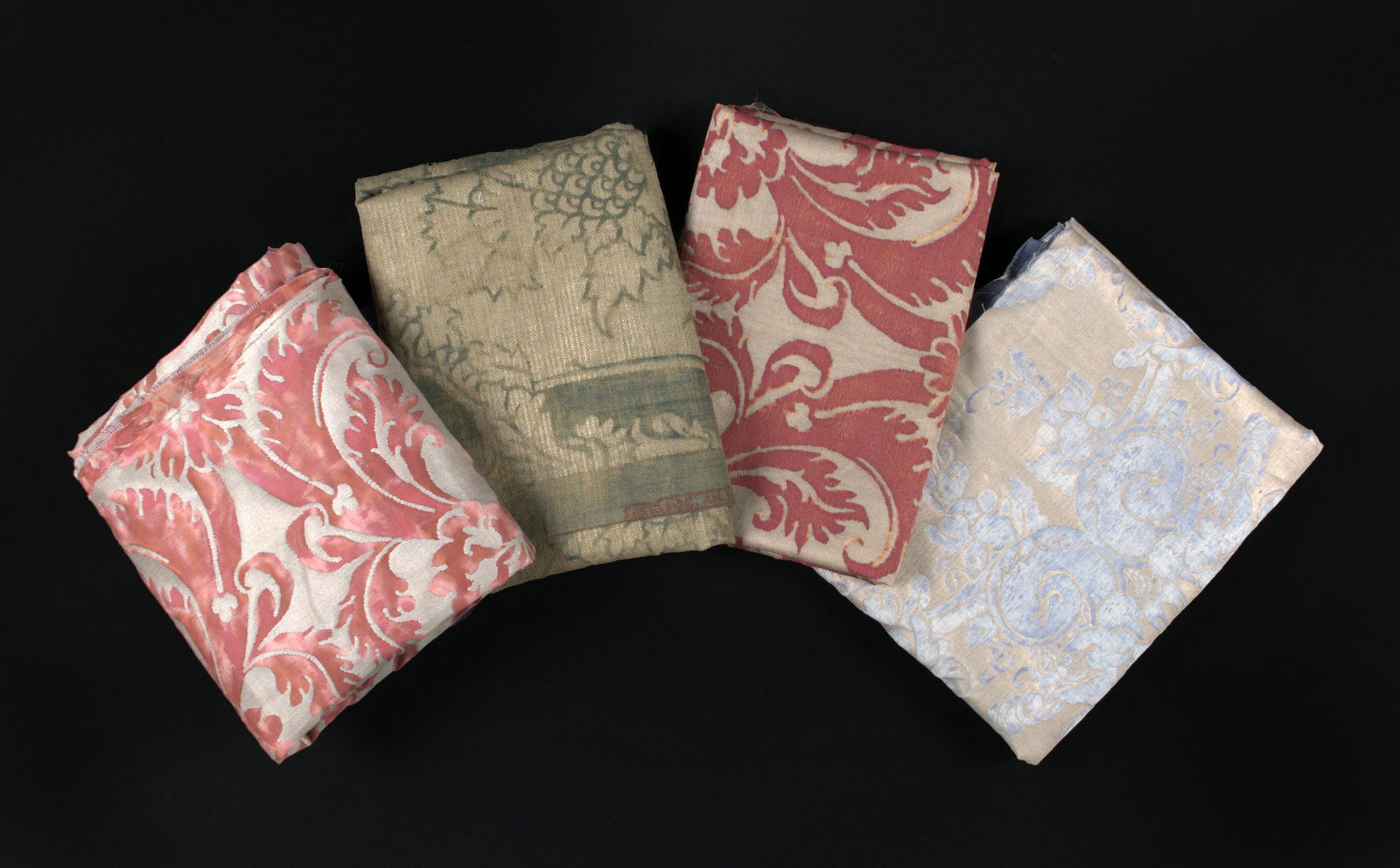FOUR COTTON FORTUNY SAMPLES, ITALY, MID 20TH C (1 of 11)