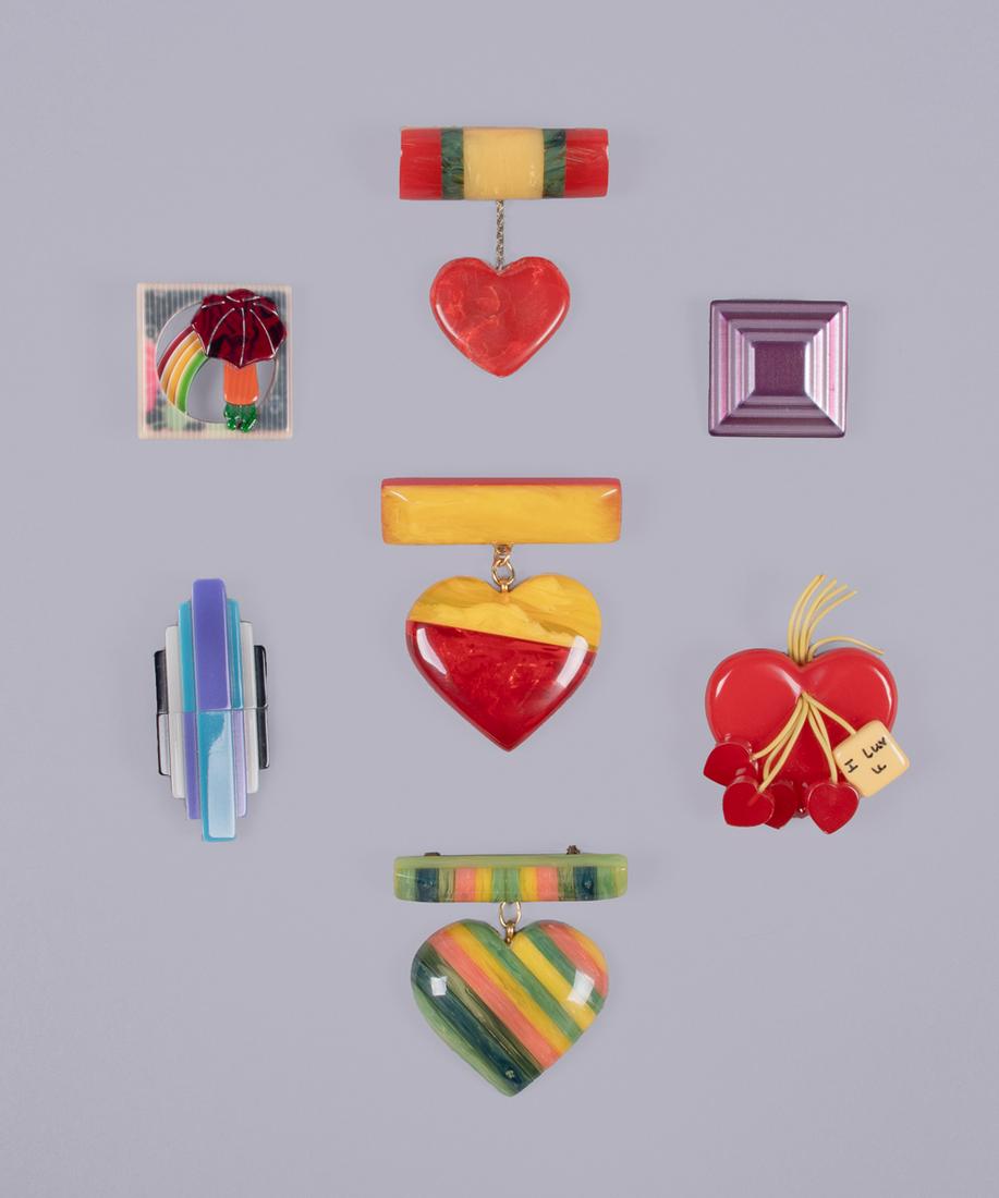 SHULTZ & LEA STEIN BROOCHES, AMERICA & PARIS, 2002 (1 of 8)