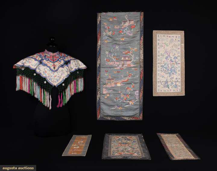 CLOUD COLLAR & EMBROIDERED PANELS, CHINA, LATE 19TH-EARLY 20TH (1 of 13)