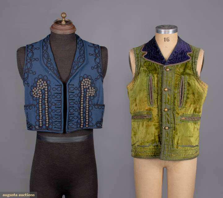 TWO REGIONAL VESTS, SOUTH AMERICA, LATE 19TH-EARLY 20TH C (1 of 9)