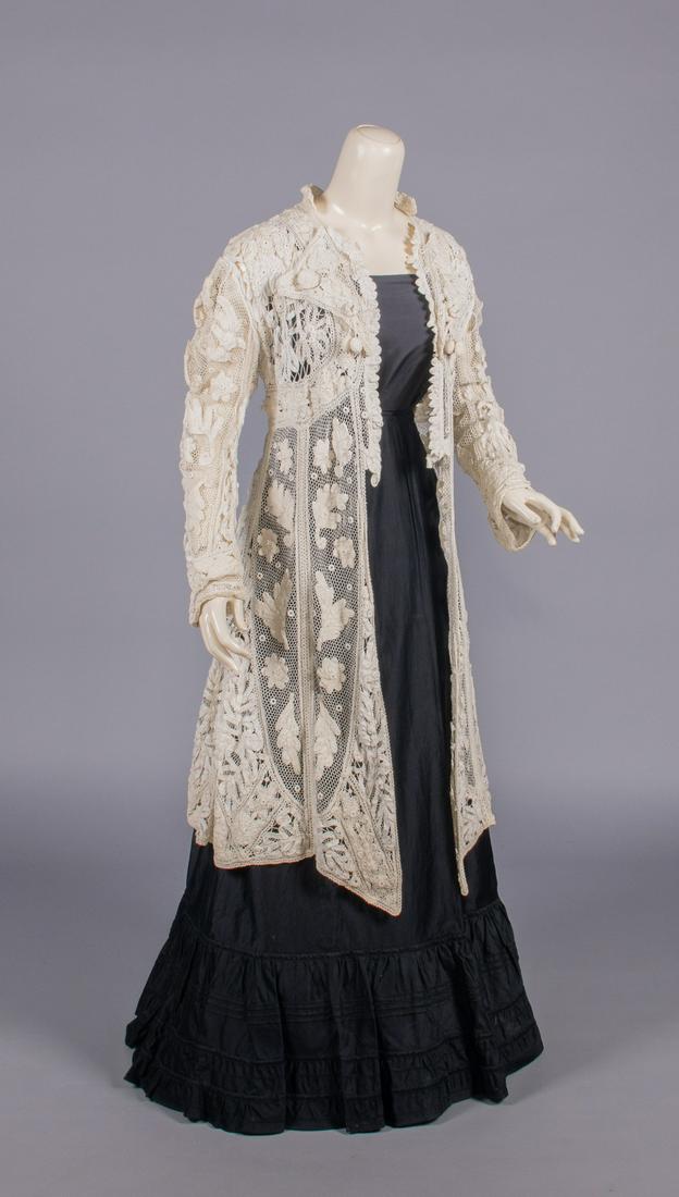TAPE LACE & CROCHET COAT, c. 1908 (1 of 10)