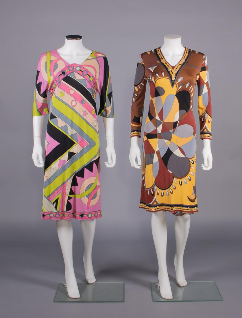 TWO EMILIO PUCCI SILK DRESSES, ITALY, 1960s (1 of 10)