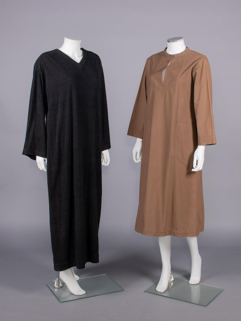 TWO YSL RIVE GAUCHE COTTON DRESSES, PARIS, 1980s (1 of 11)