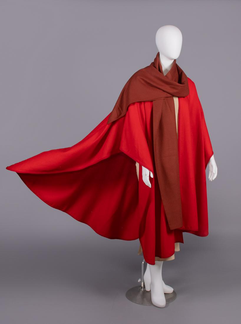 YSL RIVE GAUCHE WOOL WRAP, PARIS, 1980s (1 of 7)