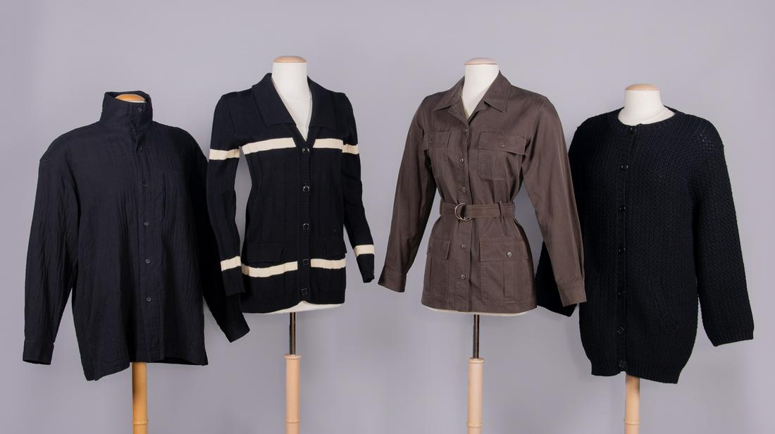 YSL & ISSEY MIYAKE SWEATERS & JACKETS, 1980-1990s (1 of 9)