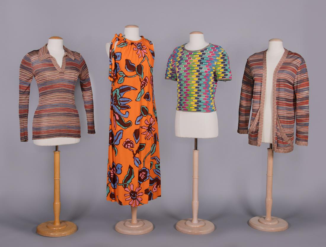 MISSONI SEPARATES & MARY MCFADDEN DRESS, ITALY & AMERICA, LATE 20TH C (1 of 10)
