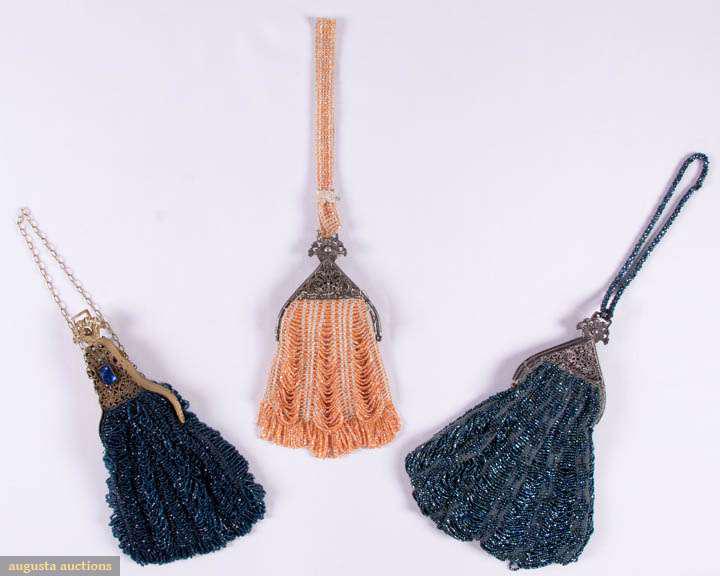 FIVE BEADED BAGS, 1920s (1 of 10)