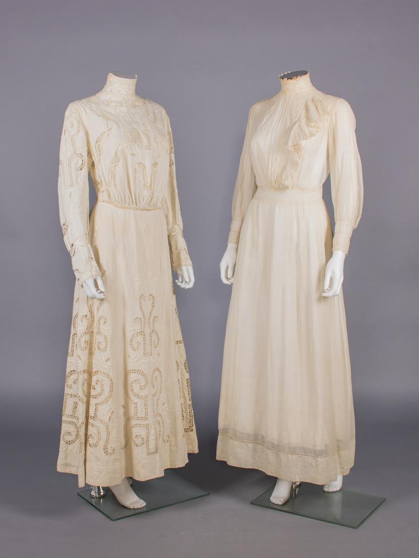 TWO TEA DRESSES, c. 1908 (1 of 10)