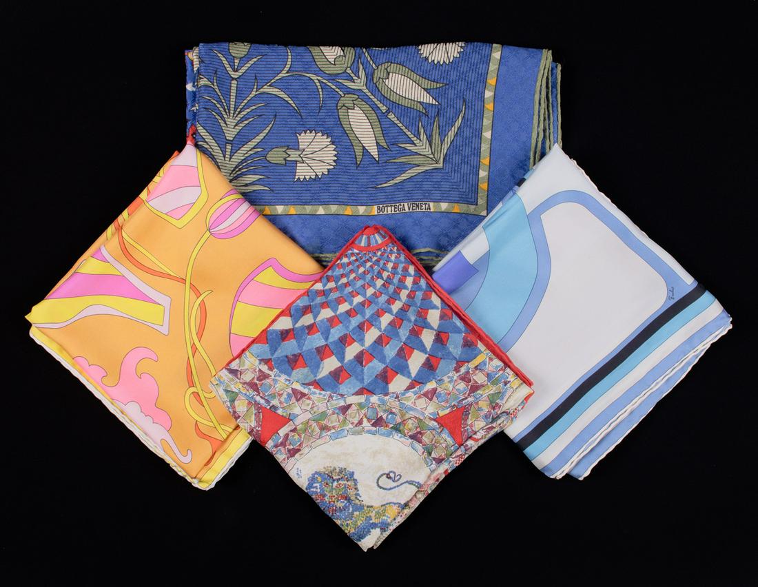 FOUR PUCCI & BOTTEGA VENETA SCARVES, ITALY (1 of 10)