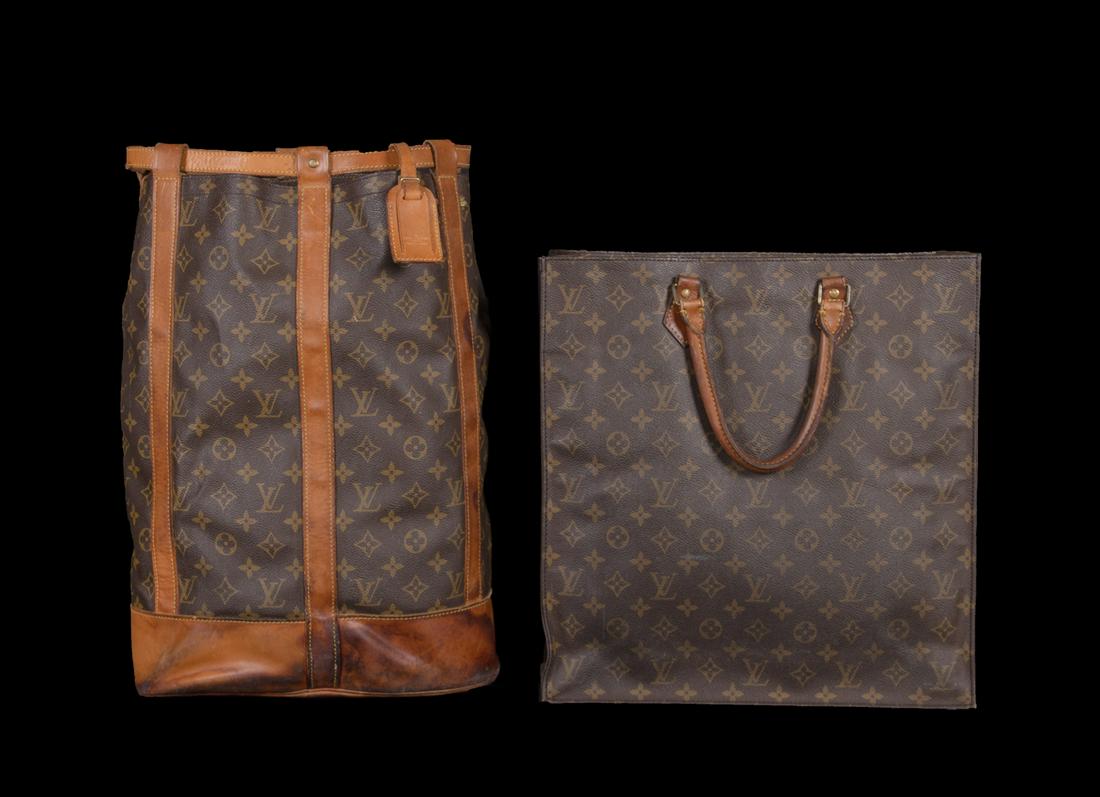 LOUIS VUITTON RANDONNEE BACKPACK & SAC PLAT, FRANCE, 1987 (1 of 7)